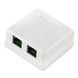 Розетка RJ-45 2-порта кат.5е UTP LP-114 2310 фото