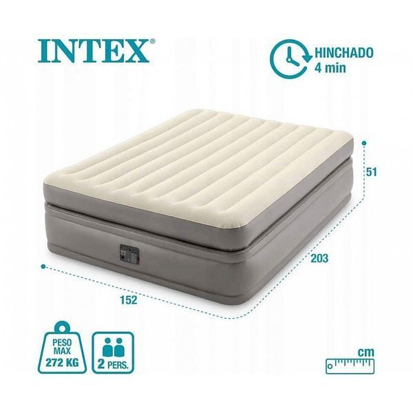 Надувне ліжко Intex 64164 (203 x 152 x 51см) 29915 фото