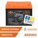 Акумулятор LP LiFePO4 25,6V - 32 Ah (820Wh) (BMS 40A/32А) пластик Smart BT 29992 фото