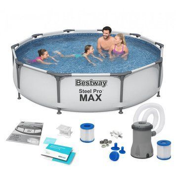 Каркасний басейн Bestway 56406 Steel Pro MAX, розмір 305 x 76 см 30033 фото