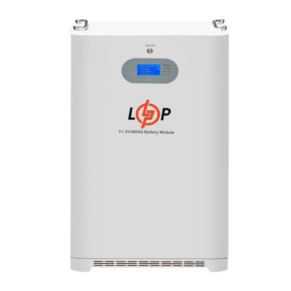 Акумулятор LP LiFePO4 51,2V - 280 Ah (14336 Wh) (Smart BMS 200A) с LCD AB RS485/CAN 31410 фото