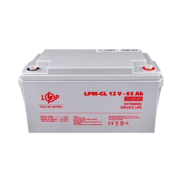 Акумулятор гелевий LPM-GL 12V - 65 Ah 3869 фото