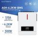 6,2 кВт Гібридний сонячний інвертор Daxtromn AGH-6.2KW-PRO для дому, квартири 30489 фото 7