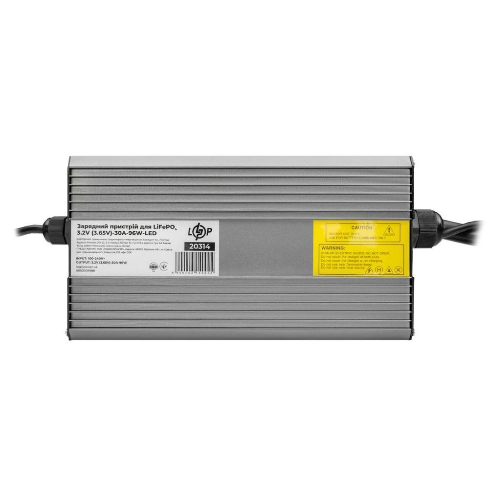 Зарядний пристрій для LiFePO4 комірок 3.2V (3.65V)-30A-96W-LED 20314 фото
