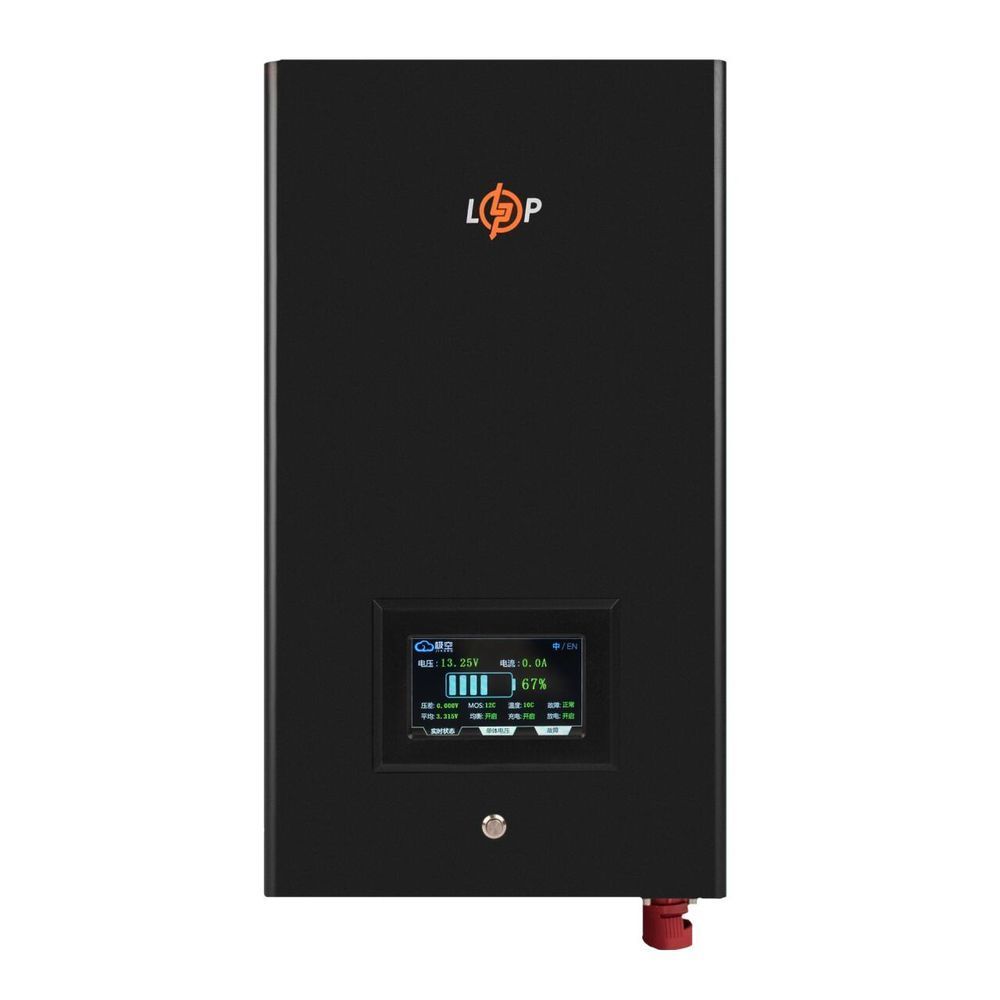 Акумулятор LP LiFePO4 12,8V - 280 Ah (3584Wh) (BMS 200A/200А) метал LCD Smart BT 30432 фото