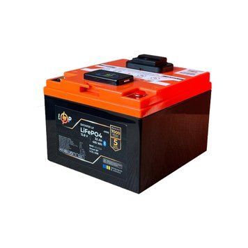 Акумулятор LP LiFePO4 12,8V - 32 Ah (410Wh) (BMS 40А/32A) пластик LCD USB Smart BT 41016 фото